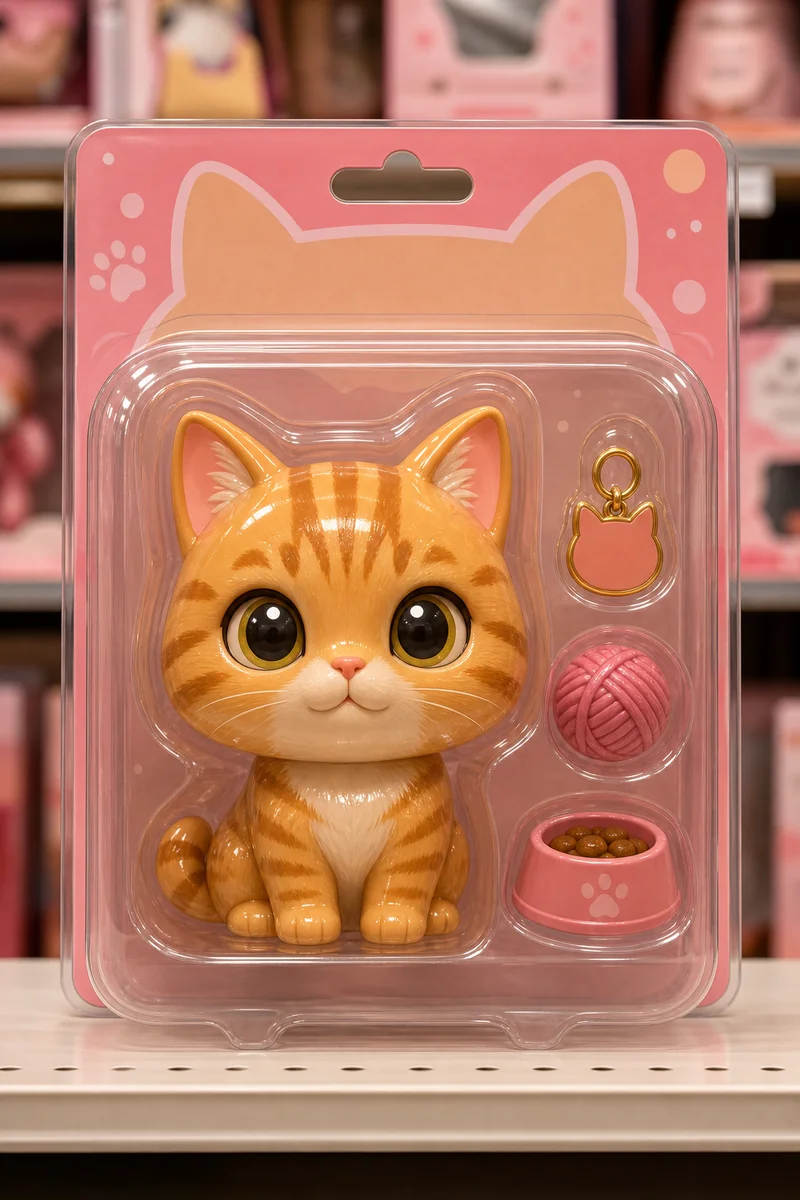 Boxed Edition AI pet portrait style sample