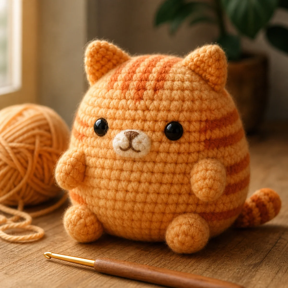 Crochet Plushie AI pet portrait style sample