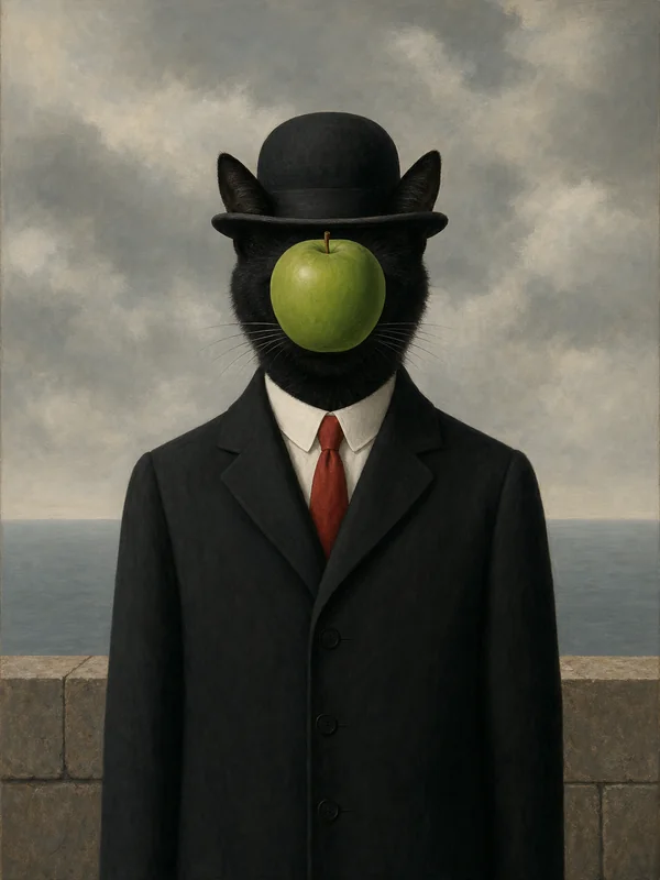 Pet of Man AI pet portrait style sample
