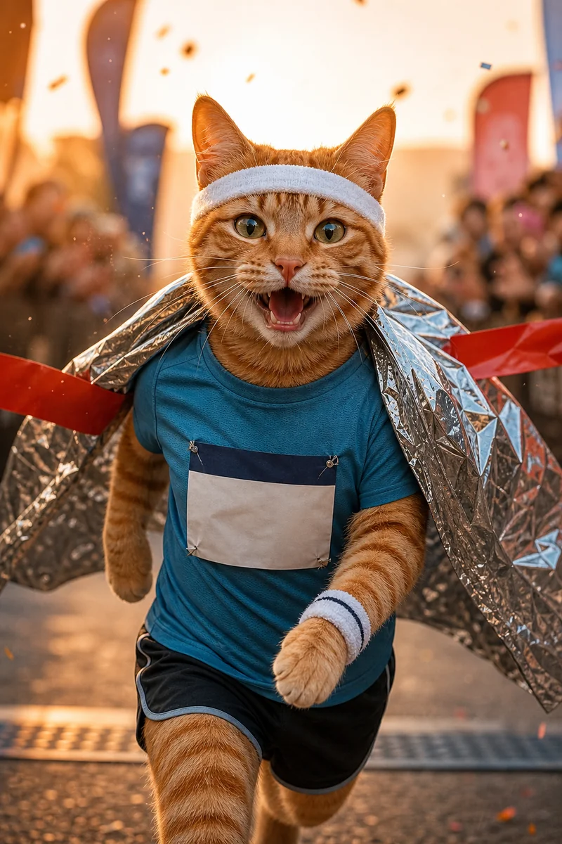 Marathon AI pet portrait style sample