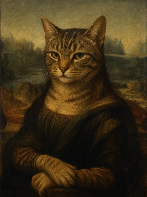 Mona Pet AI pet portrait style sample