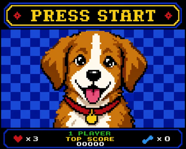 8-bit Hero AI pet portrait style sample
