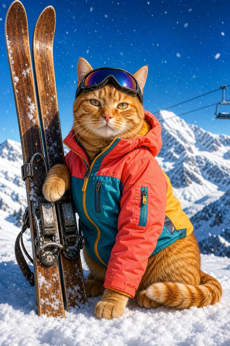 Snow Pro AI pet portrait style sample