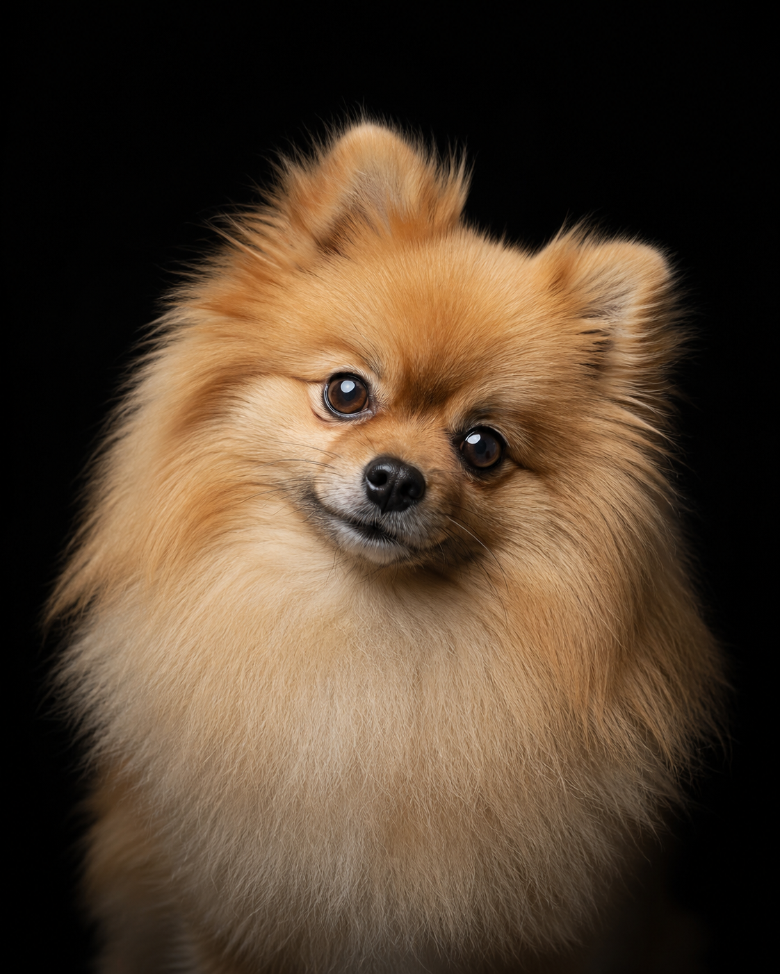 Black Velvet Portrait AI pet portrait style sample